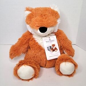 Warmies Bushy Tail Red Fox Heatable Plush Animal NWT